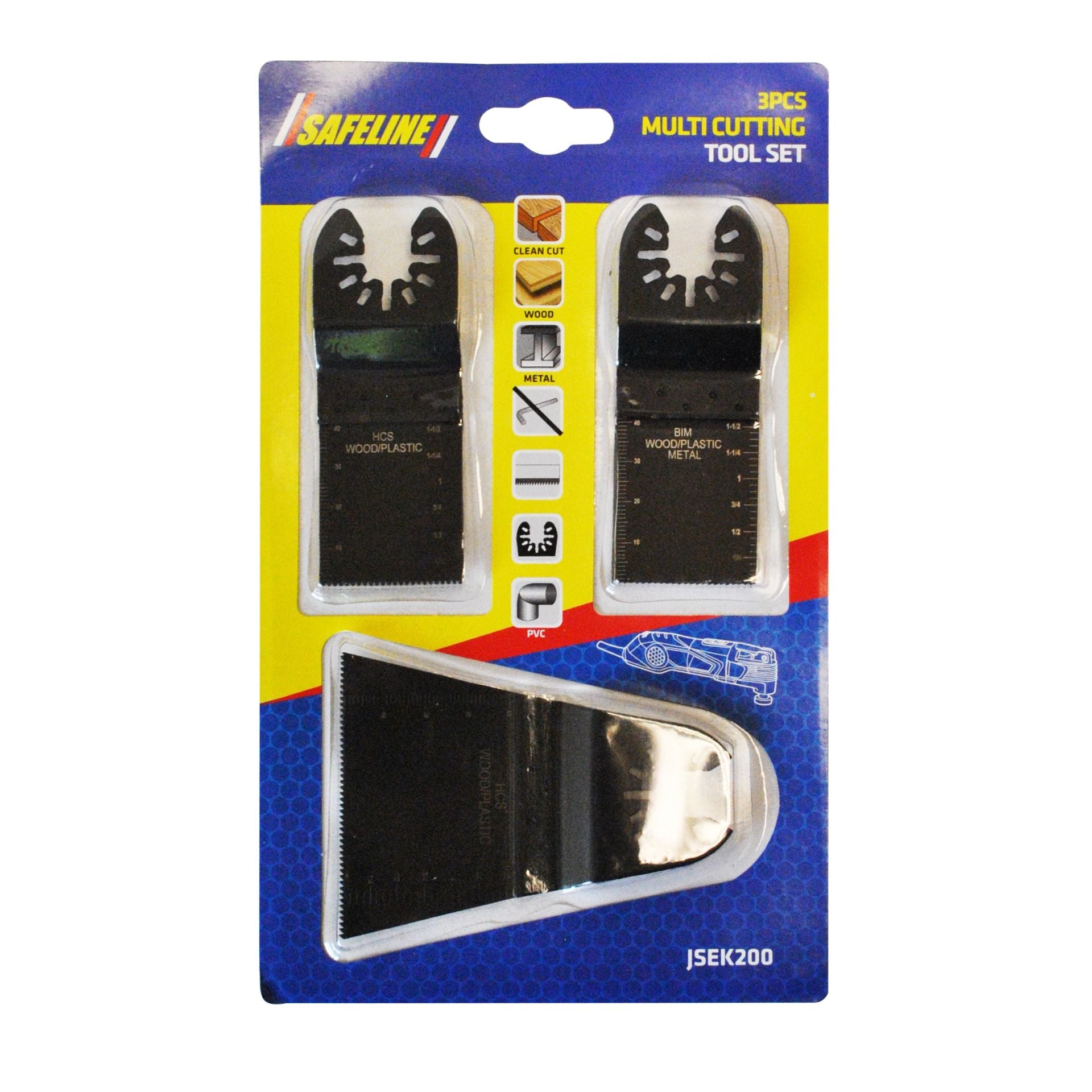 SAFELINE MULTI TOOL CUTTING SET 3PC SET