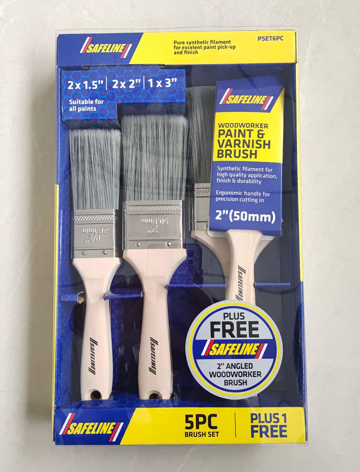 Safeline Paint Brush 6 Piece set SKU: PSET6PC Monaghan Hire