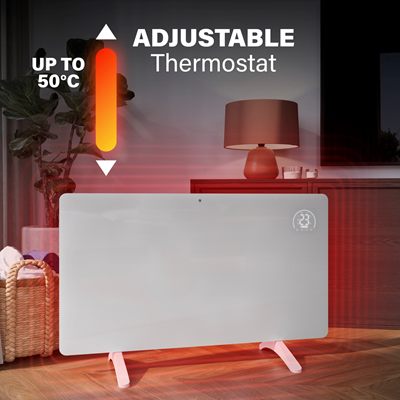 Princess Smart Infra-Red Glass Panel - 480W