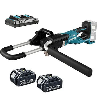 Makita DDG460T2X7 36V (18V x2) Cordless Earth Auger with 2x 5.0Ah Batteries
