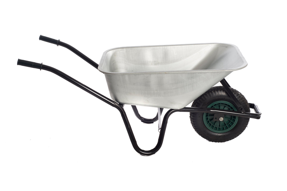 Victor Wheelbarrow 90L Galvanised Tub WB6414T