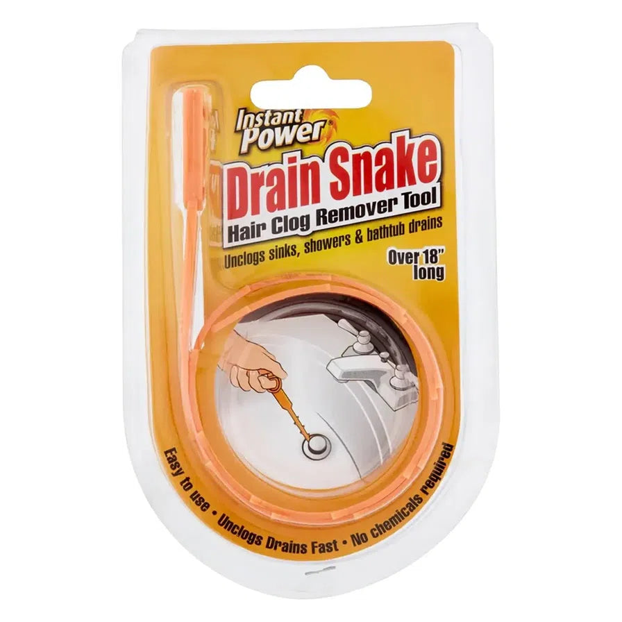 Instant Power Drain Snake Clog Remover