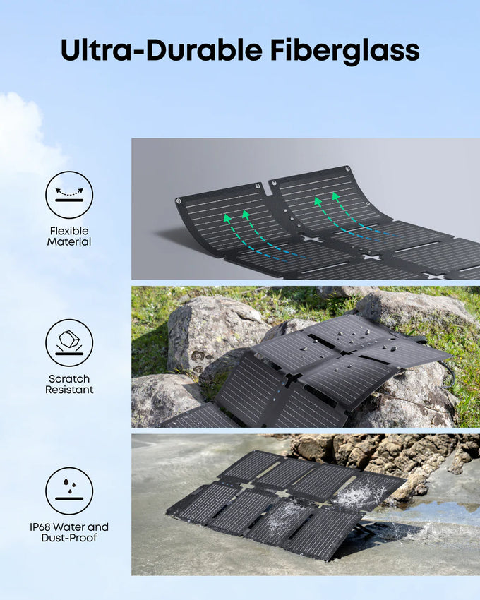 Anker Solix PS60 – Portable Solar Panel for Power Stations A24382A1