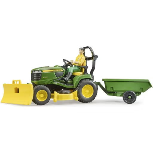 Bruder bworld John Deere Lawn Tractor With Trailer