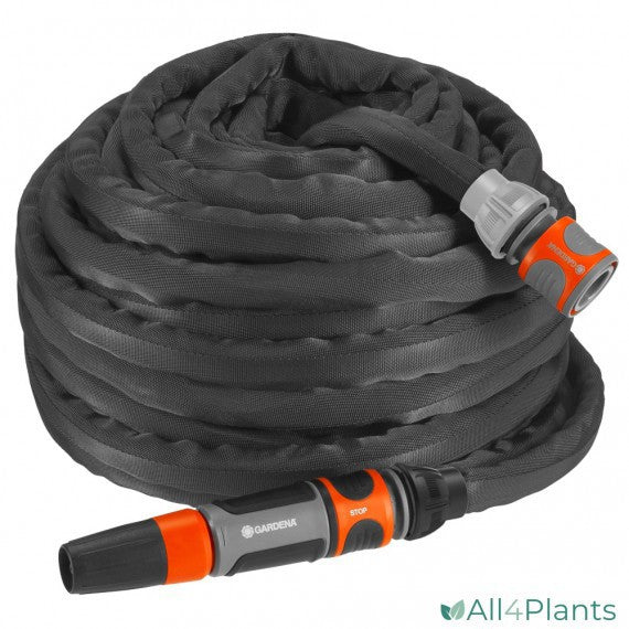 GARDENA TEXTILE HOSE LIANO 20 METER SET WITH GARDEN SPRAYER