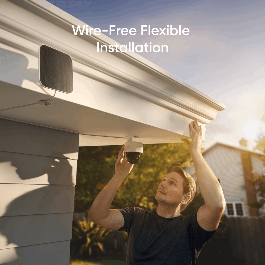 Eufy SoloCam S340 Wireless Outdoor Security Camera with Dual Lens and Solar Panel T81703W1 Monaghan Hire