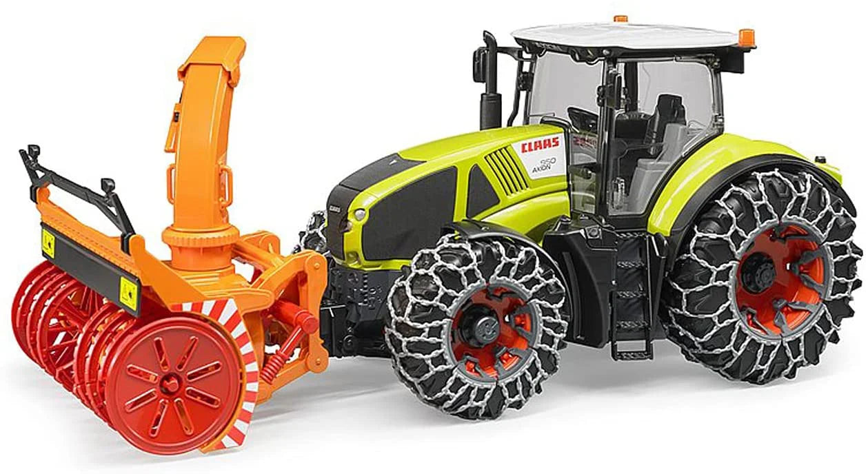 Bruder Claas Axion 950 with Snow Chains/Snow Blower