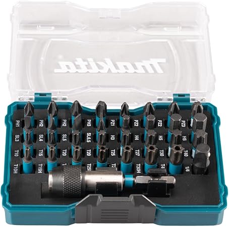 Makita E-12441 Impact Black Screw Bit Set (33 Pieces)