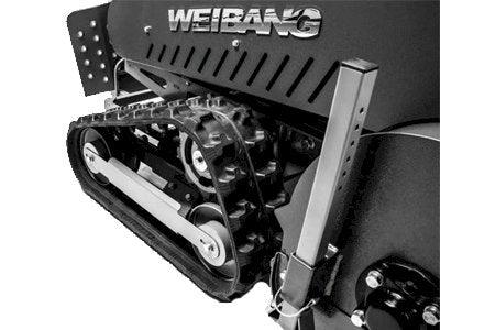 Weibang Velocity 68 TFP Track Flail 27" Petrol Mower - WBGT6813 - TE Monaghan Hire