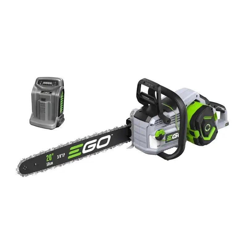 EGO CS2005E Cordless Chainsaw 50cm w/IOT, Kit - 6ah + Fast Charger Monaghan Hire