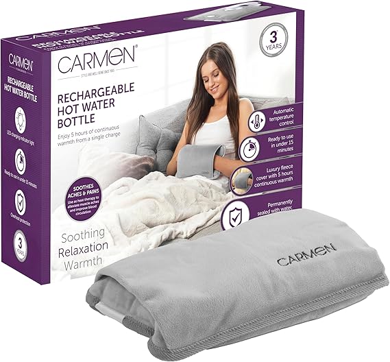Warmnite Double Fitted Electric Blanket, 60w x2, White | WN48004