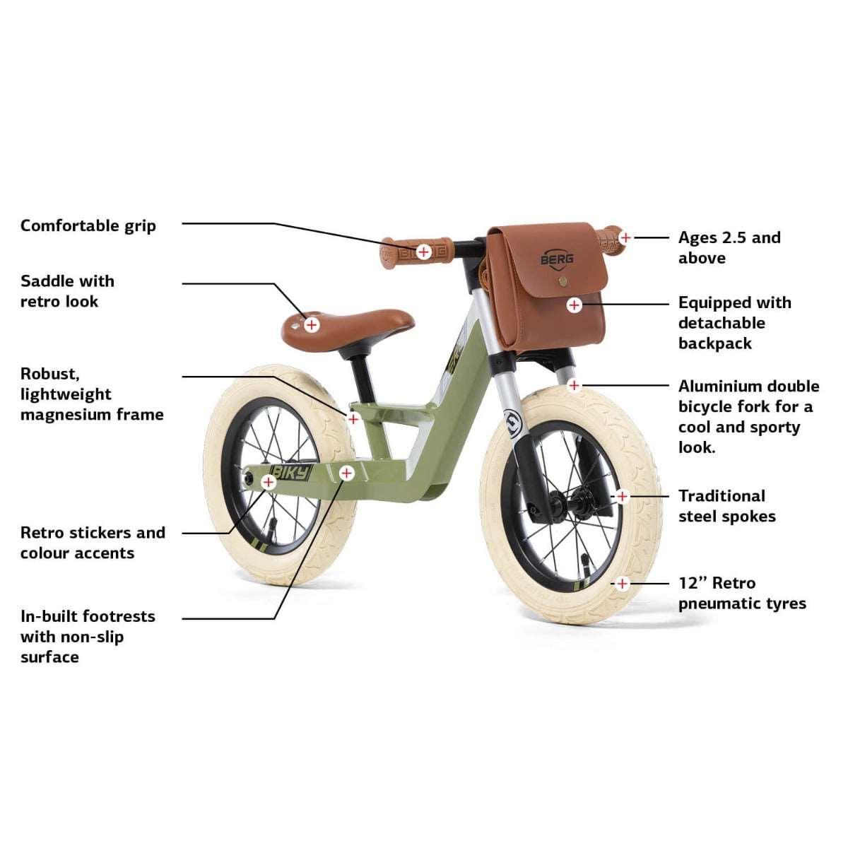 BERG BIKY RETRO BALANCE BIKE Berg