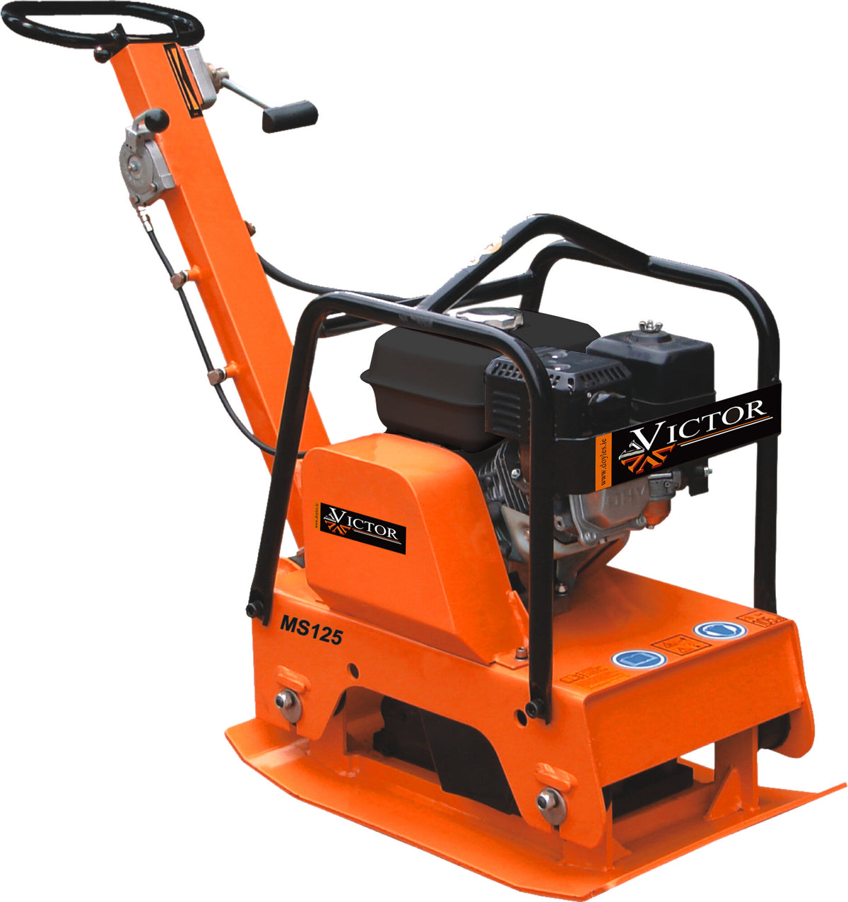 Victor 16" Plate Compactor: Forward and Reverse MS125-5
