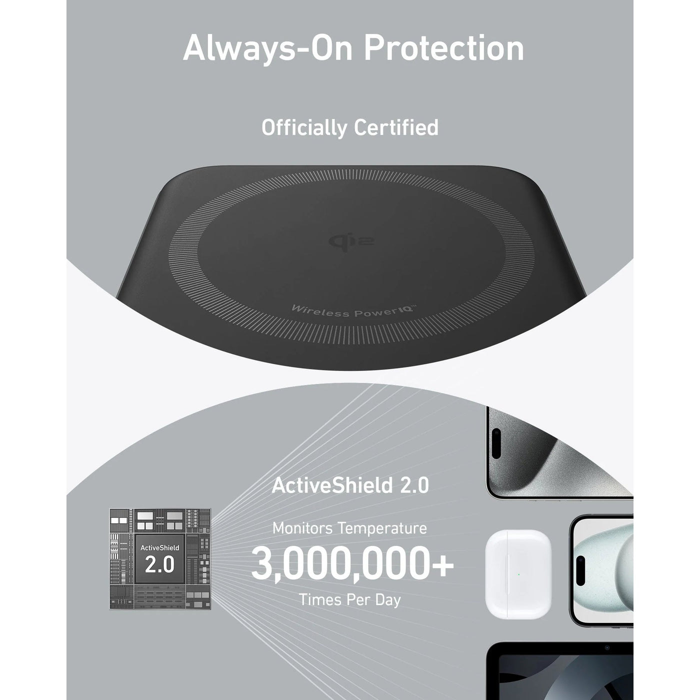 Anker MagGo 10,000mah Wireless Power Bank - Black A1654G11