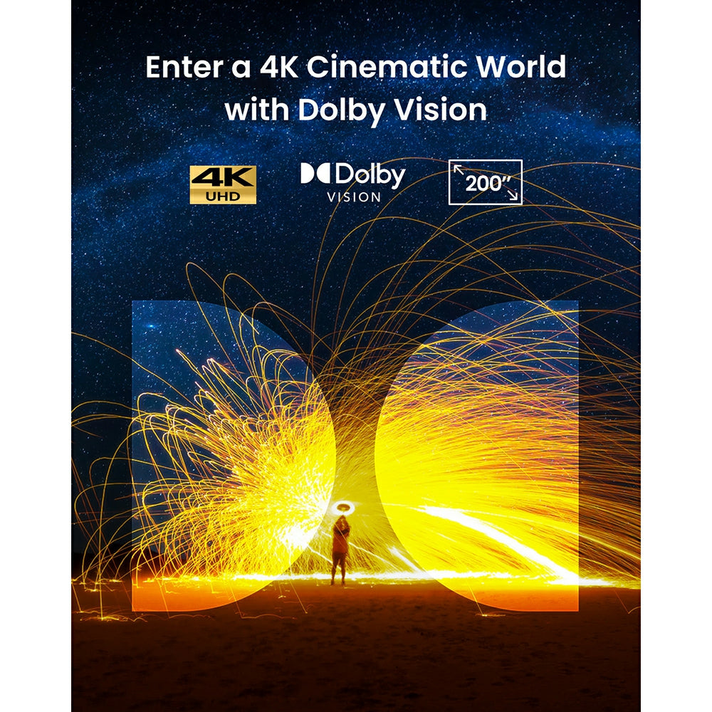 Nebula Cosmos 4K SE Dolby Vision Projector with Google TV - Grey D2342211