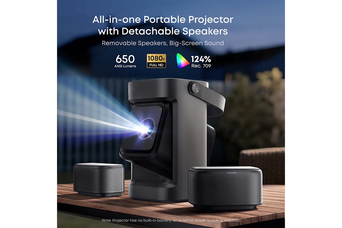 Soundcore Nebula P1 Portable Projector with Detachable Speakers D2431211