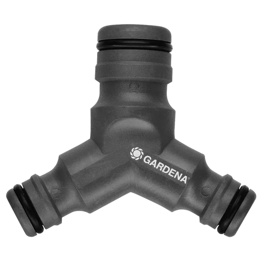 Gardena Profi system Y reducer coupling, 2-way splitter, 1 inlet, 2 outlets 2834-20