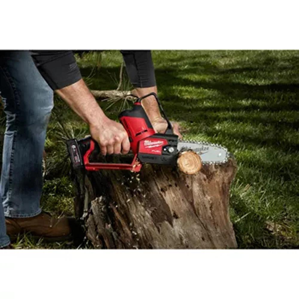 Milwaukee M12 FHS-602X 12V 6" FUEL Hatchet Pruning Saw With 2 x 6.0Ah Battery & Charger 4933472213 Monaghan Hire