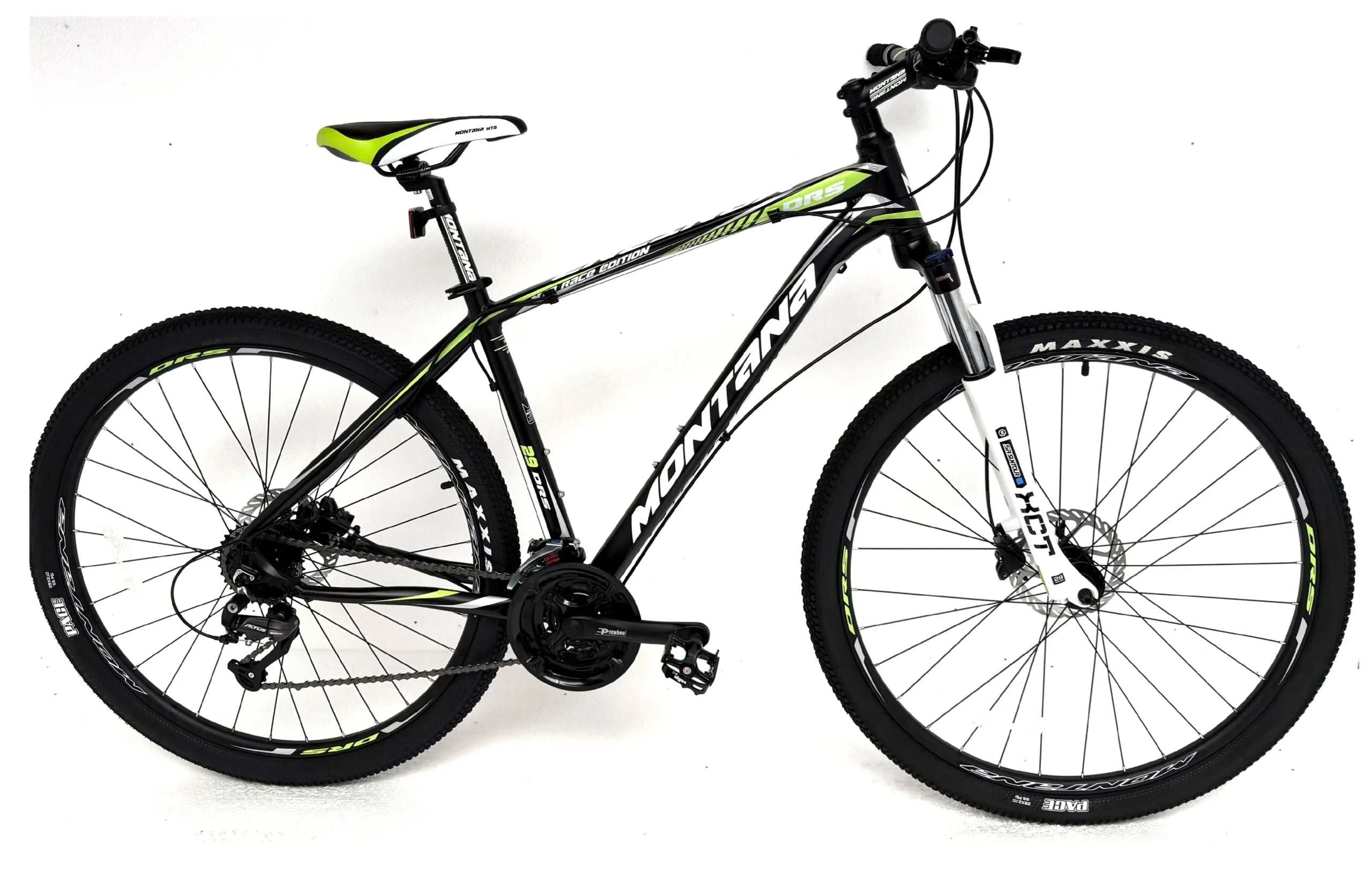 MONTANA DRS 29R MOUNTAIN BIKE GRAPHITE-YELLOW-WHITE