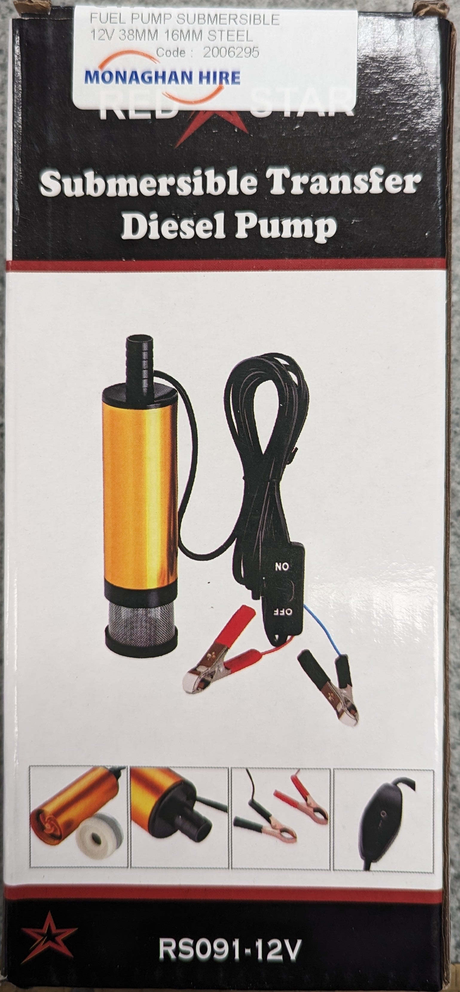 Red Star Mini Diesel Pump 16mm Monaghan Hire