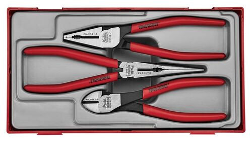 TENG TOOL PLIER SET VINYL GRIP TT1 3 PIECES TTMB03
