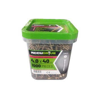 Tub 4X40 Accudrive Screws (Tub Qty 1000)