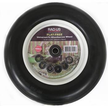 Radius Universal Flat Free Wheelbarrow Wheel (364mm)