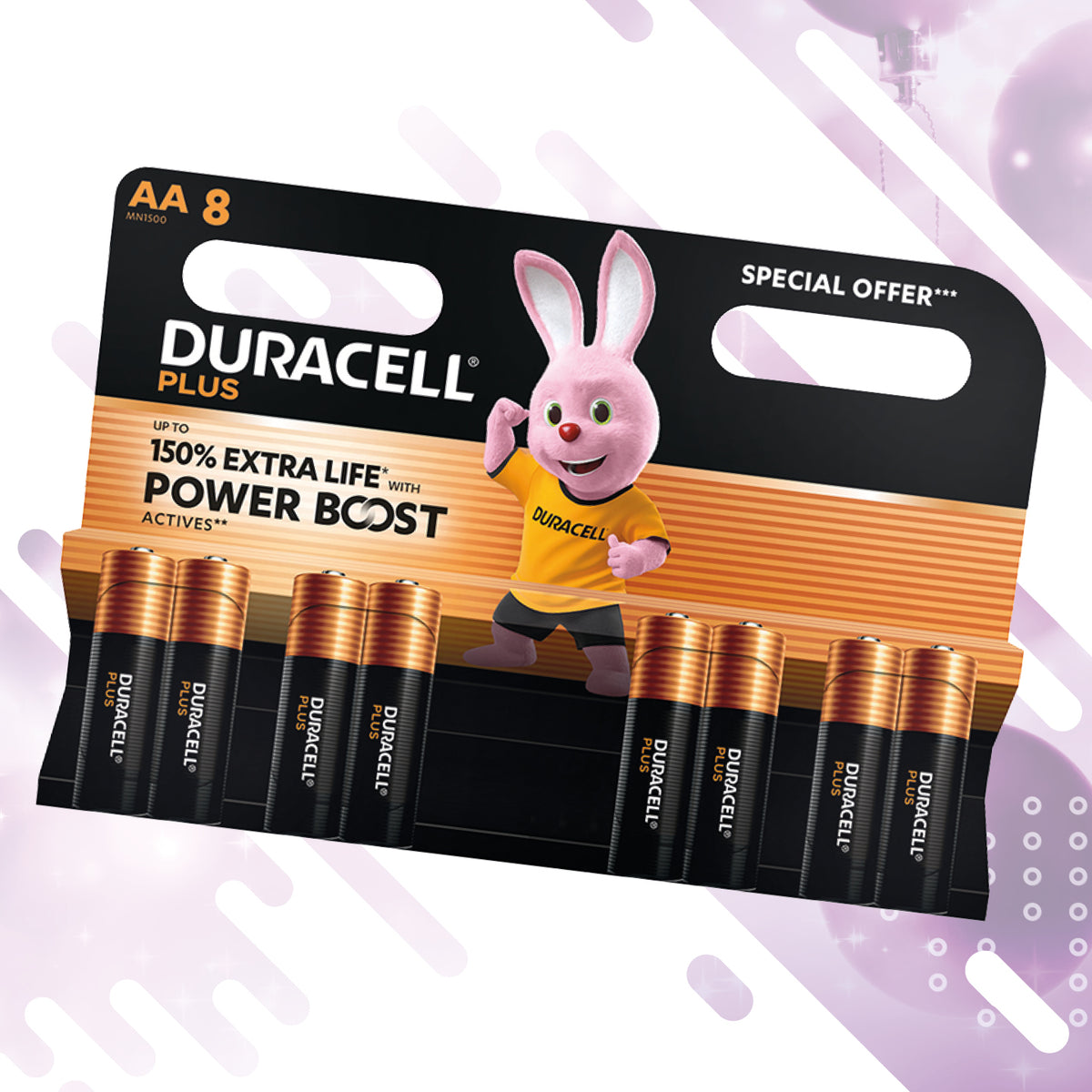 DURACELL AAA PLUS POWER 8 PACK XMS26DURAAA