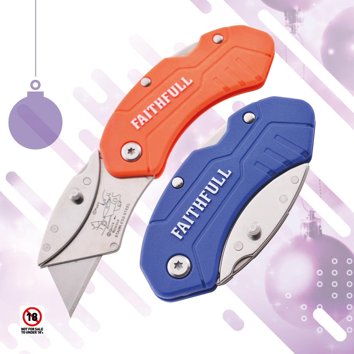 Faithfull FOLDING UTILITY KNIFE XMS26UTILITY