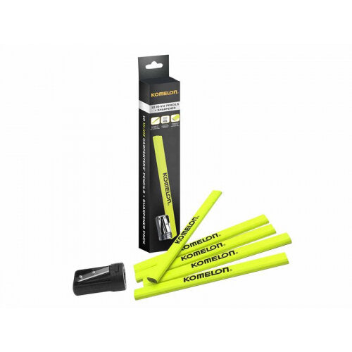 Carpenters Pencil and Sharpener Set, 10 Piece XMS25PENCILS