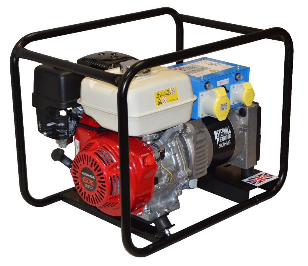 STEPHILL 5KVA PETROL HONDA 9.0HPR GENERATOR Code: GP0017