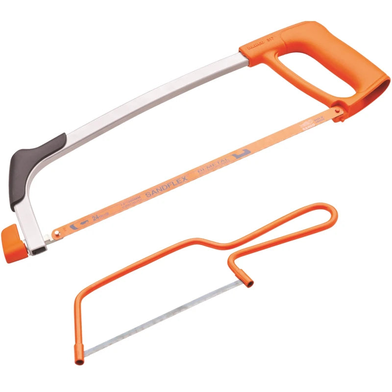 Bahco Hacksaw 317 And 239 Junior Hack Saw Twin Set XMS25HACK