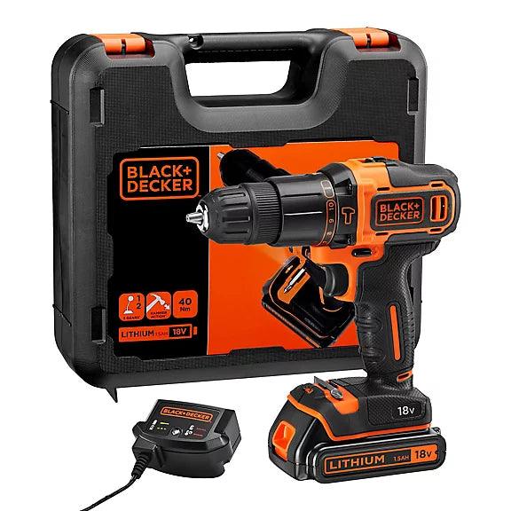 18v black & decker cordless drill hotsell