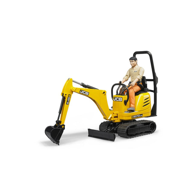 Bruder 62002 Micro Excavator 8010CTS and Construction Worker