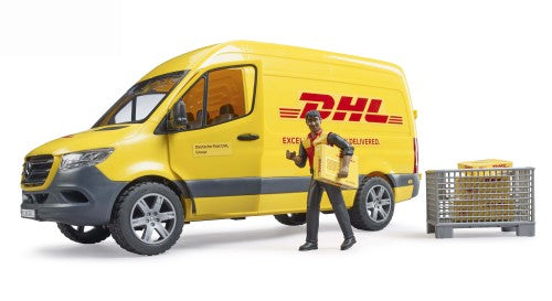 Bruder MB Sprinter DHL Courier with Driver