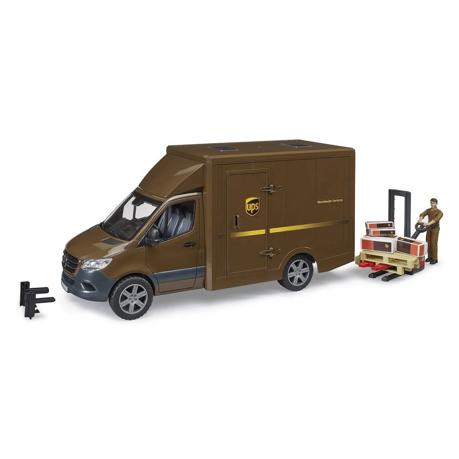 Bruder Mercedes Sprinter UPS with Driver and Accessories B10/2678