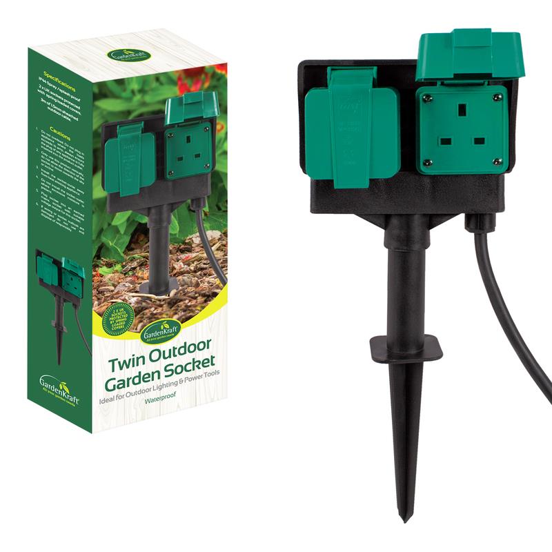 Twin Outdoor Garden Socket