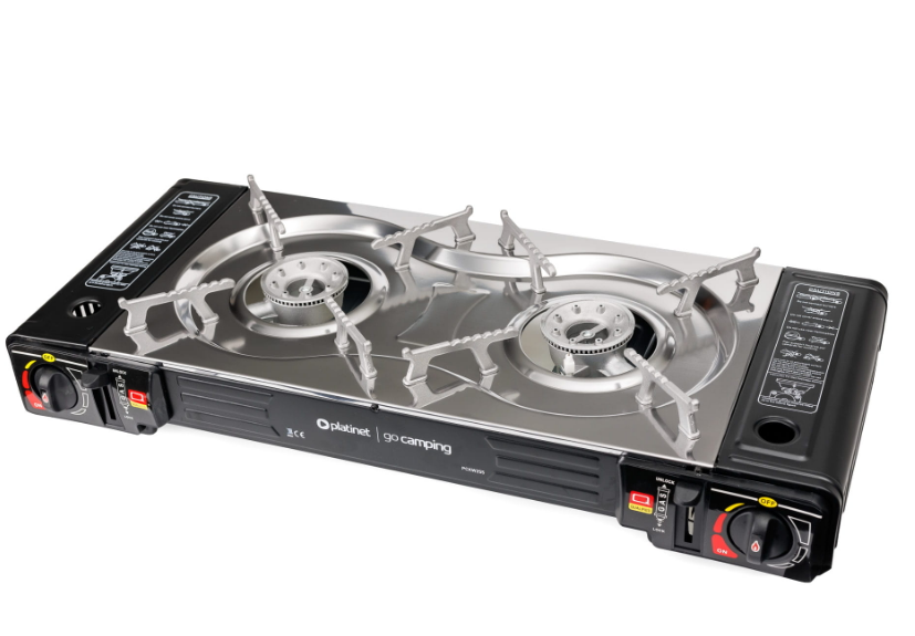 PLATINET DUAL GAS STOVE BURNER 461351