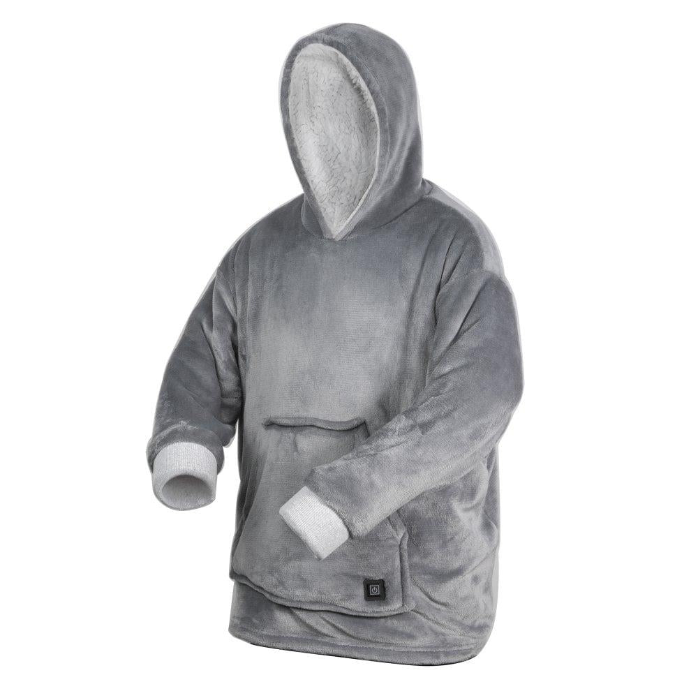 HEATED HOODIE GREY OVERSIZED  973877 -
