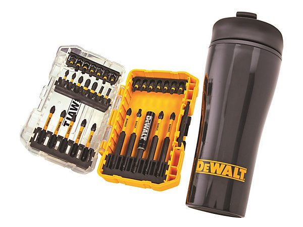 DeWalt FlexTorq 32 Piece Screwdriver Set + Bit Holder + Thermal Mug XMS25MUGSET