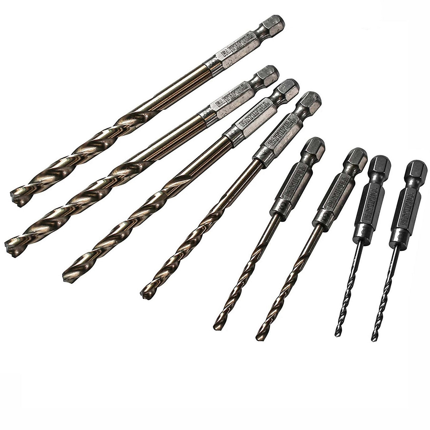 Faithfull Quick Change Impact Driver Drill Bit Set XMS25DRILL8