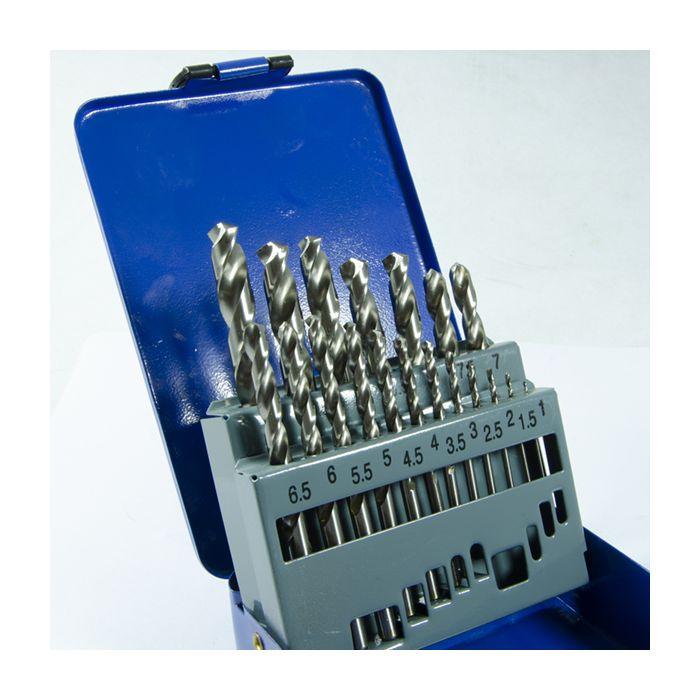 Jesfferson HSS Fully Ground 19 Piece Drill Bit Set  SKU JEFDBSG19HSS Monaghan Hire