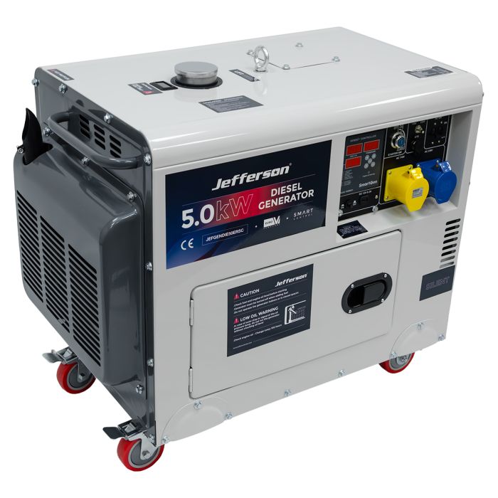 Jefferson 5.0kW Diesel Generator With Electric Remote Start JEFGENDIE50ERSC