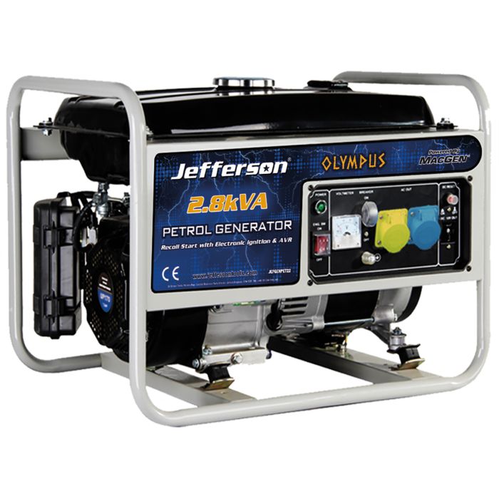 Jefferson 2.8kVA Petrol Generator JEFGENPET22