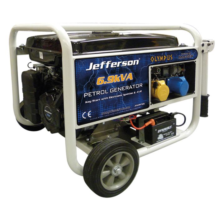 Jefferson 6.9kVA Petrol Generator (Electric Start) JEFGENPET55EL