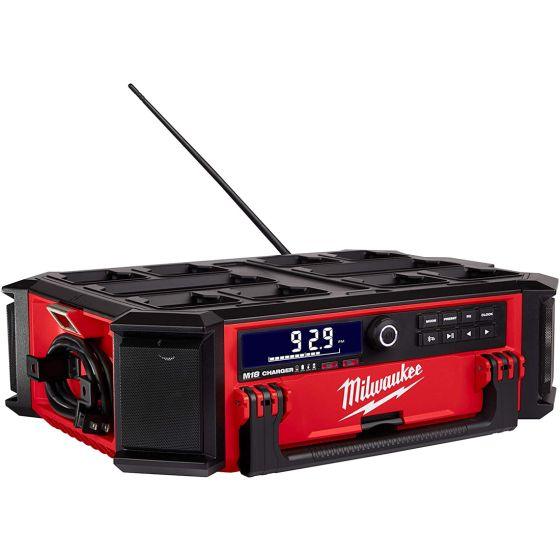 MILWAUKEE M18 PRCDAB+0 18V PACKOUT RADIO & CHARGER BODY ONLY Monaghan Hire