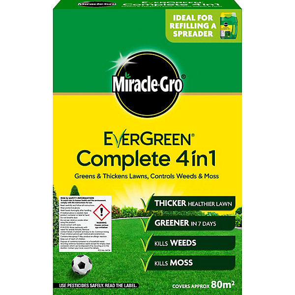 Miracle Gro Lawn Care Evergreen Treatment 4 in 1 80m2 3kg 4104460