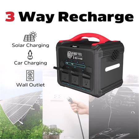 Energizer 1100wh Power Station, 1200w Peak Power + 2400w Pure Sine Wave