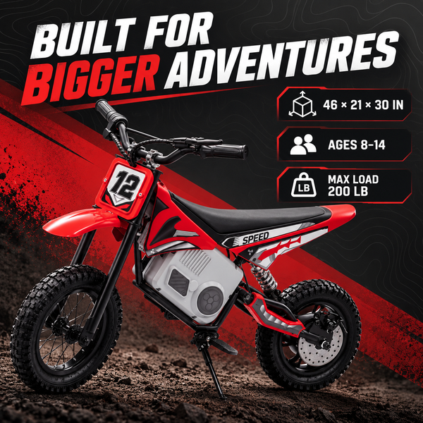 36V Electric Mini Dirt Bike - Age 6+
