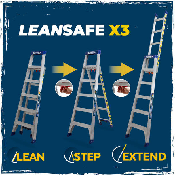 Werner Leansafe X3 Aluminium Multi-Purpose Ladder